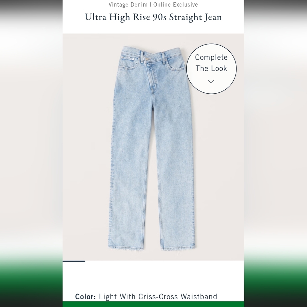 90s Ultra High Straight Jeans